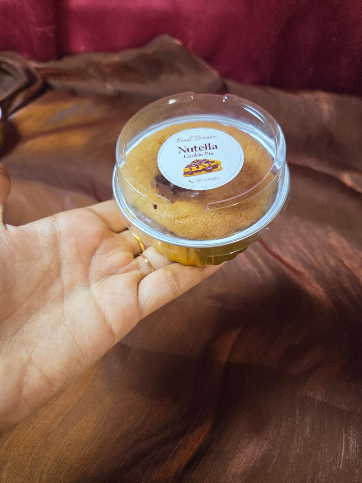 Nuttela Loaded Cookie pie Nuttela Loaded Cookie pie - Image 1